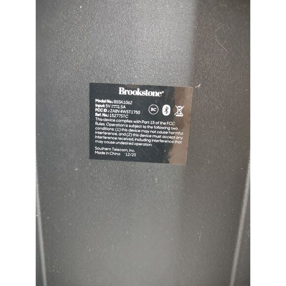 Brookstone Wireless LED Party Speaker BSSK1062 Flashing Lights Portable - Picture 7 of 11